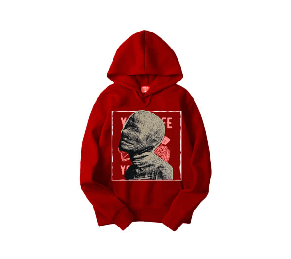 Red Mummy Casual Hoodie